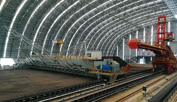 Máy móc làm gạch Máy xúc gầu kiểu cầu & Máy thu hồi nhiều gầu để lưu trữ nguyên liệu thô 1