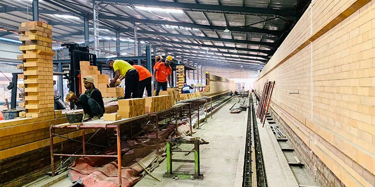 Tốc hỏa đường hầm để đốt gạch & gốm sứ & gạch với điều khiển nhiệt độ tự động và hiệu quả nhiệt cao 2